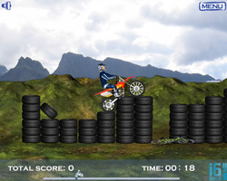 Дизайн флеш-игры RageRider. Гаэмплей